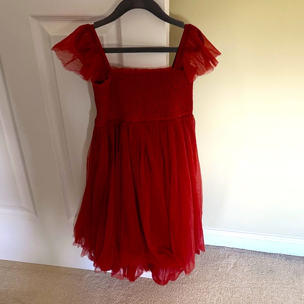 Charming Scarlet Kids Dress
Worn once like brand new